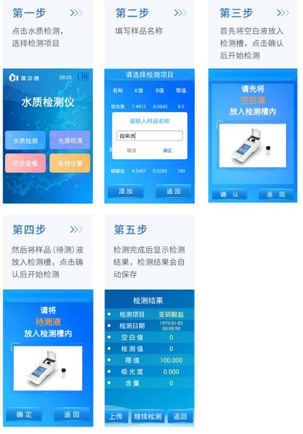 水產養殖水質檢測儀使用方法圖解